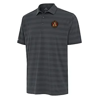 Men's Antigua Charcoal Atlanta United FC  Tunnel Polo