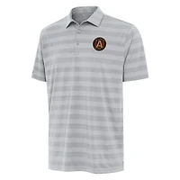 Men's Antigua Gray Atlanta United FC  Tunnel Polo