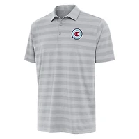 Men's Antigua Gray Chicago Fire  Tunnel Polo
