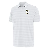 Men's Antigua White Columbus Crew  Tunnel Polo