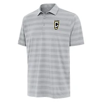 Men's Antigua Gray Columbus Crew  Tunnel Polo