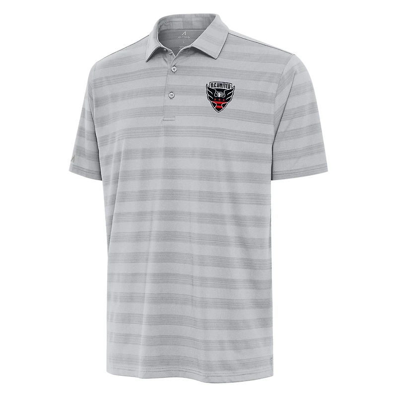 Men's Antigua Gray D.C. United Tunnel Polo