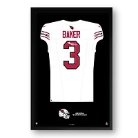 Budda Baker Arizona Cardinals 14" x 20" Framed Jersey Art Print
