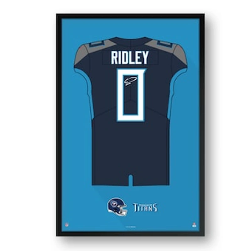 Calvin Ridley Tennessee Titans Framed 27" x 39" Jersey Art Print