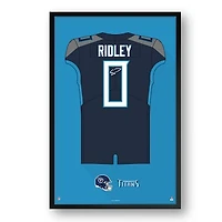Calvin Ridley Tennessee Titans Framed 27" x 39" Jersey Art Print