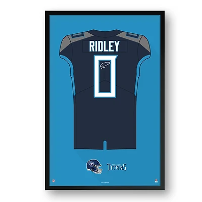 Calvin Ridley Tennessee Titans Framed 27" x 39" Jersey Art Print