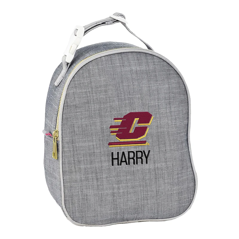 Youth Chad & Jake Central Michigan Chippewas Personalized Action Insulated Lunch Bag