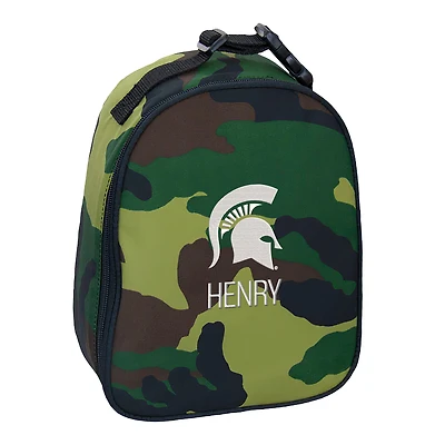 Youth Chad & Jake Michigan State Spartans Personalized Primary Logo Insulated Lunch Bag