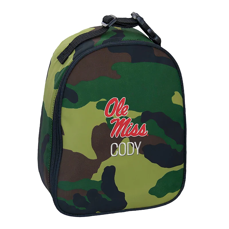 Youth Chad & Jake Ole Miss Rebels Personalized Primary Logo Insulated Lunch Bag