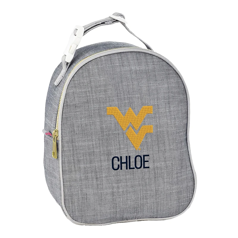 Youth Chad & Jake West Virginia Mountaineers Personalized Primary Logo Insulated Lunch Bag