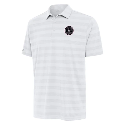 Men's Antigua White Inter Miami CF  Tunnel Polo