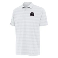 Men's Antigua White Inter Miami CF  Tunnel Polo