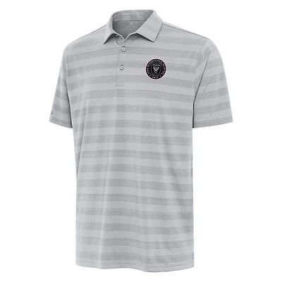Men's Antigua Gray Inter Miami CF Tunnel Polo
