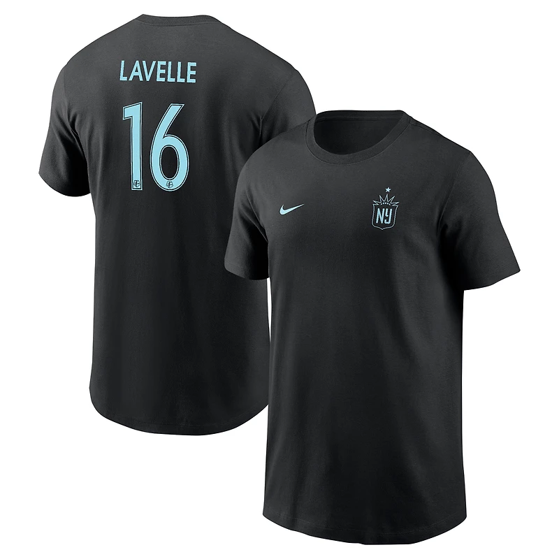 Youth Nike Rose Lavelle Black NJ/NY Gotham FC Core T-Shirt