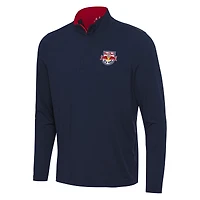 Men's Antigua Navy New York Red Bulls Content Quarter-Zip Jacket