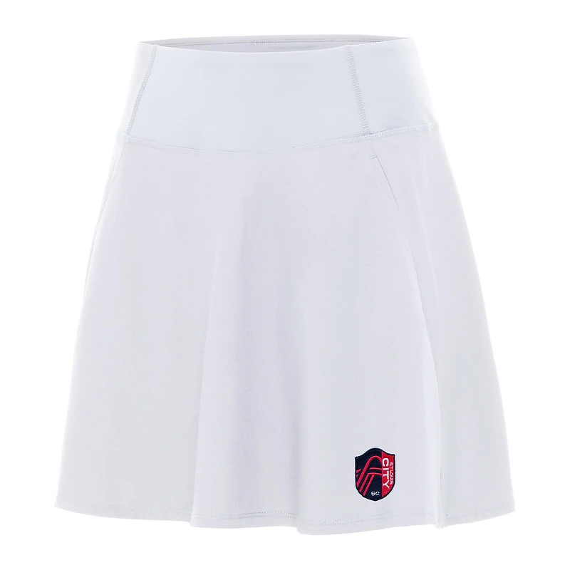Women's Antigua White St. Louis City SC Chip Skort
