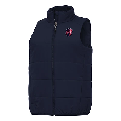 Women's Antigua Navy St. Louis City SC Experience Full-Zip Vest