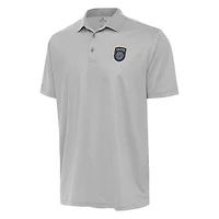 Men's Antigua White/Gray San Diego FC Rings Polo