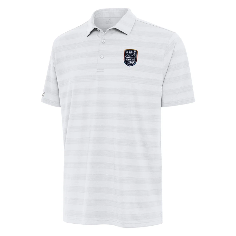 Men's Antigua White San Diego FC Tunnel Polo