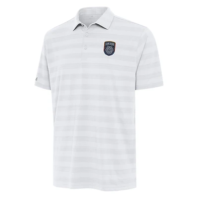 Men's Antigua White San Diego FC  Tunnel Polo
