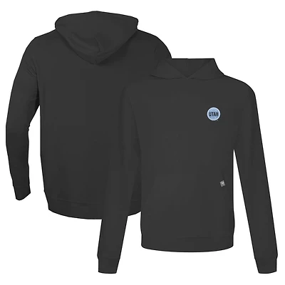 Men's Levelwear Black Utah Hockey Club Club Relay Core Logo Pullover Hoodie