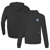 Men's Levelwear Black Utah Hockey Club Club Relay Core Logo Pullover Hoodie
