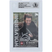 Hugh Jackman X-Men Autographed 2006 The Last Stand #W5 Beckett Fanatics Witnessed Authenticated Card