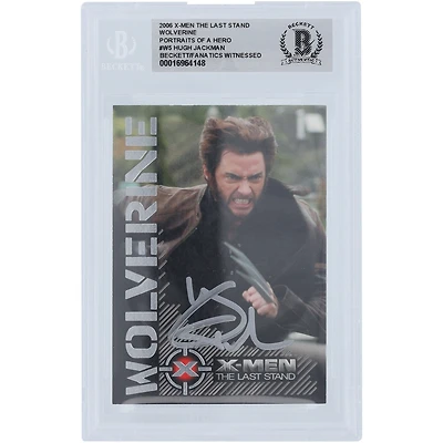 Hugh Jackman X-Men Autographed 2006 The Last Stand #W5 Beckett Fanatics Witnessed Authenticated Card