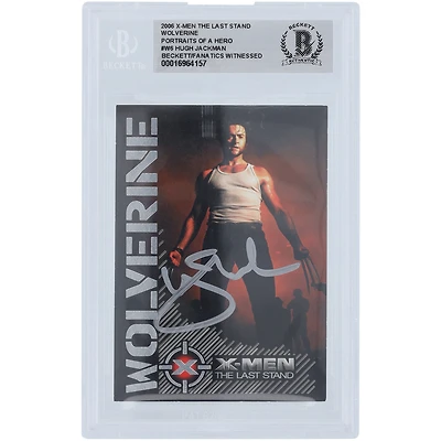 Hugh Jackman X-Men Autographed 2006 The Last Stand #W6 Beckett Fanatics Witnessed Authenticated Card