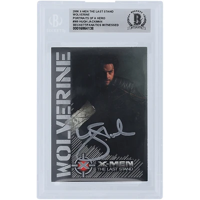 Hugh Jackman X-Men Autographed 2006 The Last Stand #W8 Beckett Fanatics Witnessed Authenticated Card