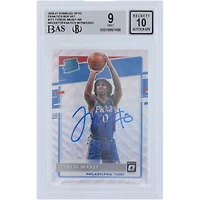 Tyrese Maxey Philadelphia 76ers Autographed 2020-21 Panini Donurss Optic Fanatics Box Set #171 Beckett Fanatics Witnessed Authenticated 9/10 Rookie Card