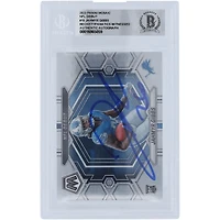 Jahmyr Gibbs Detroit Lions Autographed 2023 Panini Mosaic NFL Debut #ND-10 Beckett Fanatics Witnessed Authenticated Rookie Card
