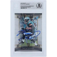Dallas Goedert Philadelphia Eagles Autographed 2018 Panini Select #21 Beckett Fanatics Witnessed Authenticated Rookie Card