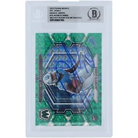 Jahmyr Gibbs Detroit Lions Autographed 2023 Panini Mosaic Green Mosaic #ND-10 Beckett Fanatics Witnessed Authenticated Rookie Card