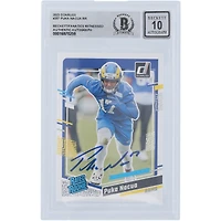 Puka Nacua Los Angeles Rams Autographed 2023 Panini Donruss #357 Beckett Fanatics Witnessed Authenticated 10 Rookie Card