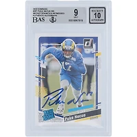 Puka Nacua Los Angeles Rams Autographed 2023 Panini Donruss #357 Beckett Fanatics Witnessed Authenticated 9/10 Rookie Card