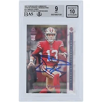 Brock Purdy San Francisco 49ers Autographed 2022 Panini Luminance #213 Beckett Fanatics Witnessed Authenticated / Rookie Card