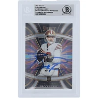 Brock Purdy San Francisco 49ers Autographed 2022 Panini Select Phenomenon #PHE-18 Beckett Fanatics Witnessed Authenticated Rookie Card