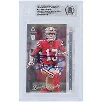 Brock Purdy San Francisco 49ers Autographed 2022 Panini Luminance #213 Beckett Fanatics Witnessed Authenticated Rookie Card