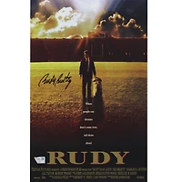 Rudy Ruettiger Notre Dame Fighting Irish Autographed 11" x 17" Movie Poster