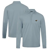 Men's Levelwear Gray Minnesota Wild Heron Insignia Core Quarter-Zip Jacket