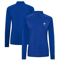 Women's Levelwear Royal Buffalo Sabres Amethyst Insignia Core Quarter-Zip Jacket