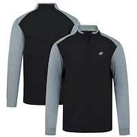Men's Levelwear Black Dallas Stars Bayou Insignia Core Quarter-Zip Pullover Top