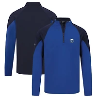 Men's Levelwear Royal Buffalo Sabres Cadet Insignia Core Quarter-Zip Pullover Top