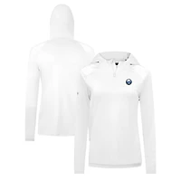 Women's Levelwear White Buffalo Sabres Raven Insignia Core Quarter-Zip Jacket