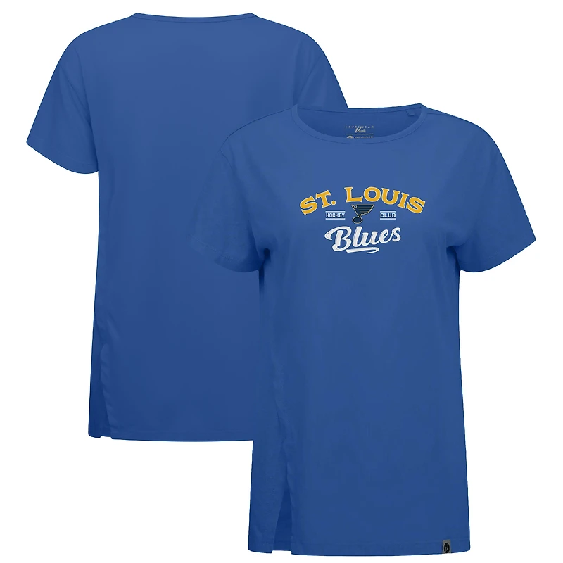 Women's Levelwear Blue St. Louis Blues Influx Ice Wall T-Shirt
