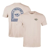 Men's Levelwear Khaki Nashville Predators Richmond Stained Glass T-Shirt