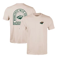 Men's Levelwear Khaki Minnesota Wild Richmond Stained Glass T-Shirt
