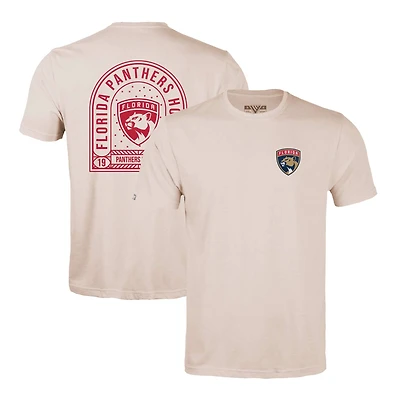 Men's Levelwear Khaki Florida Panthers Richmond Stained Glass T-Shirt