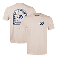 Men's Levelwear Khaki Tampa Bay Lightning Richmond Stained Glass T-Shirt